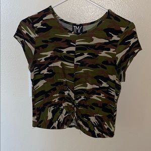 Camo crop top